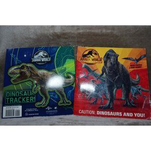 Jurassic World Paperback Books Lot of 2 Dinosaur T Rex Children's Picture READ
